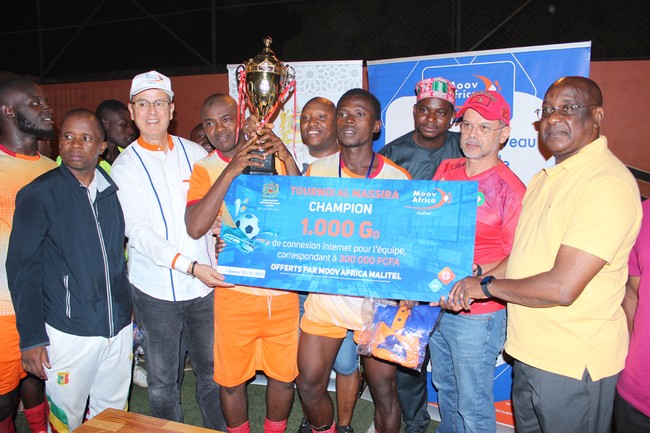 Tournoi "Al Massira" sponsorisée par Moov Africa Malitel :  L'équipe de l'ambassade de la Guinée au Mali s'adjuge le trophée