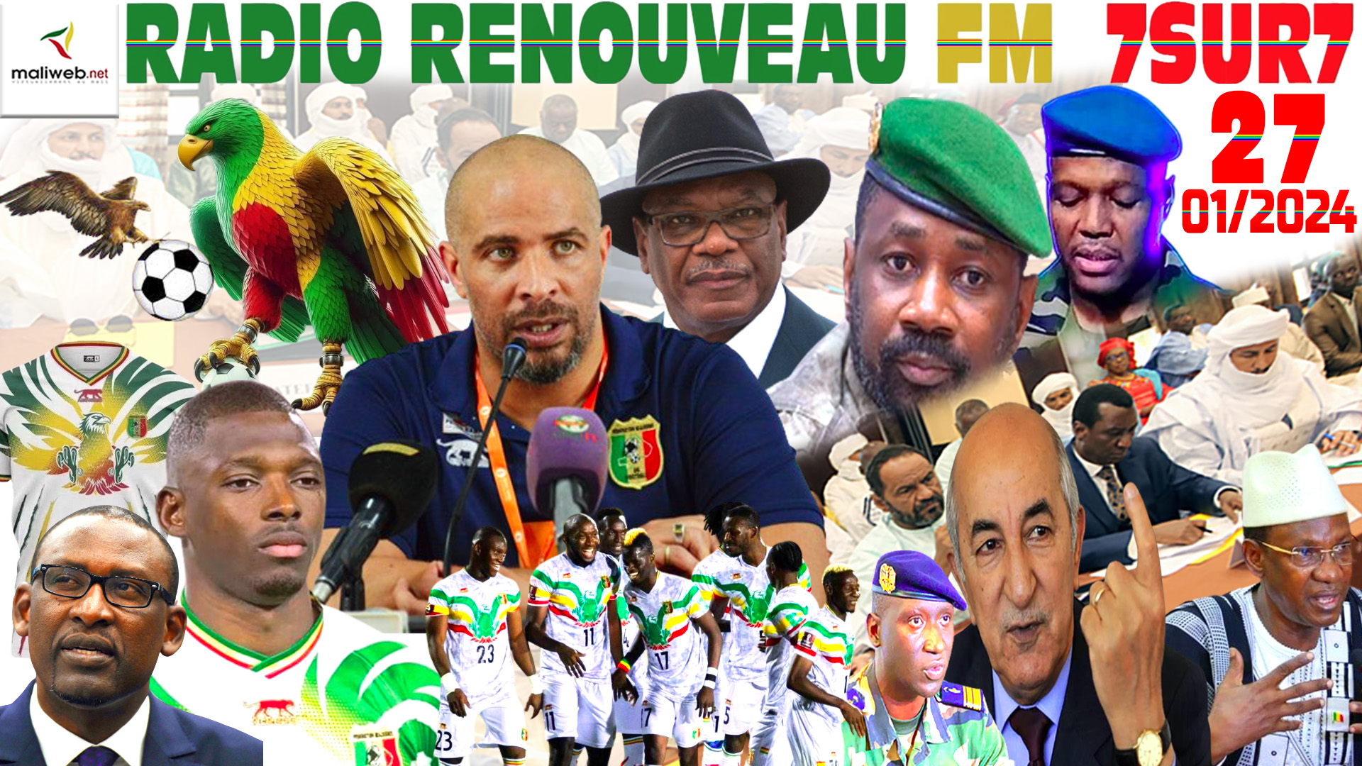 Emission 7SUR7 de la RADIO RENOUVEAU FM du 27 JANVIER 2024