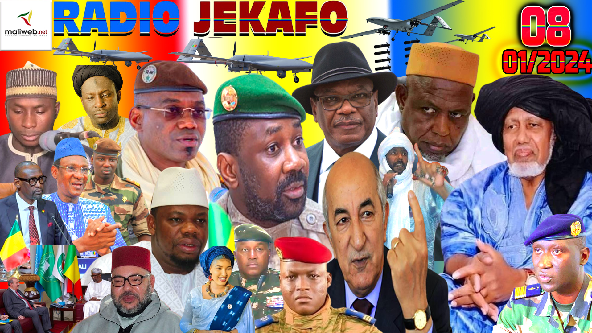 La Revue de Presse de la RADIO JEKAFO du 08 JANVIER 2024