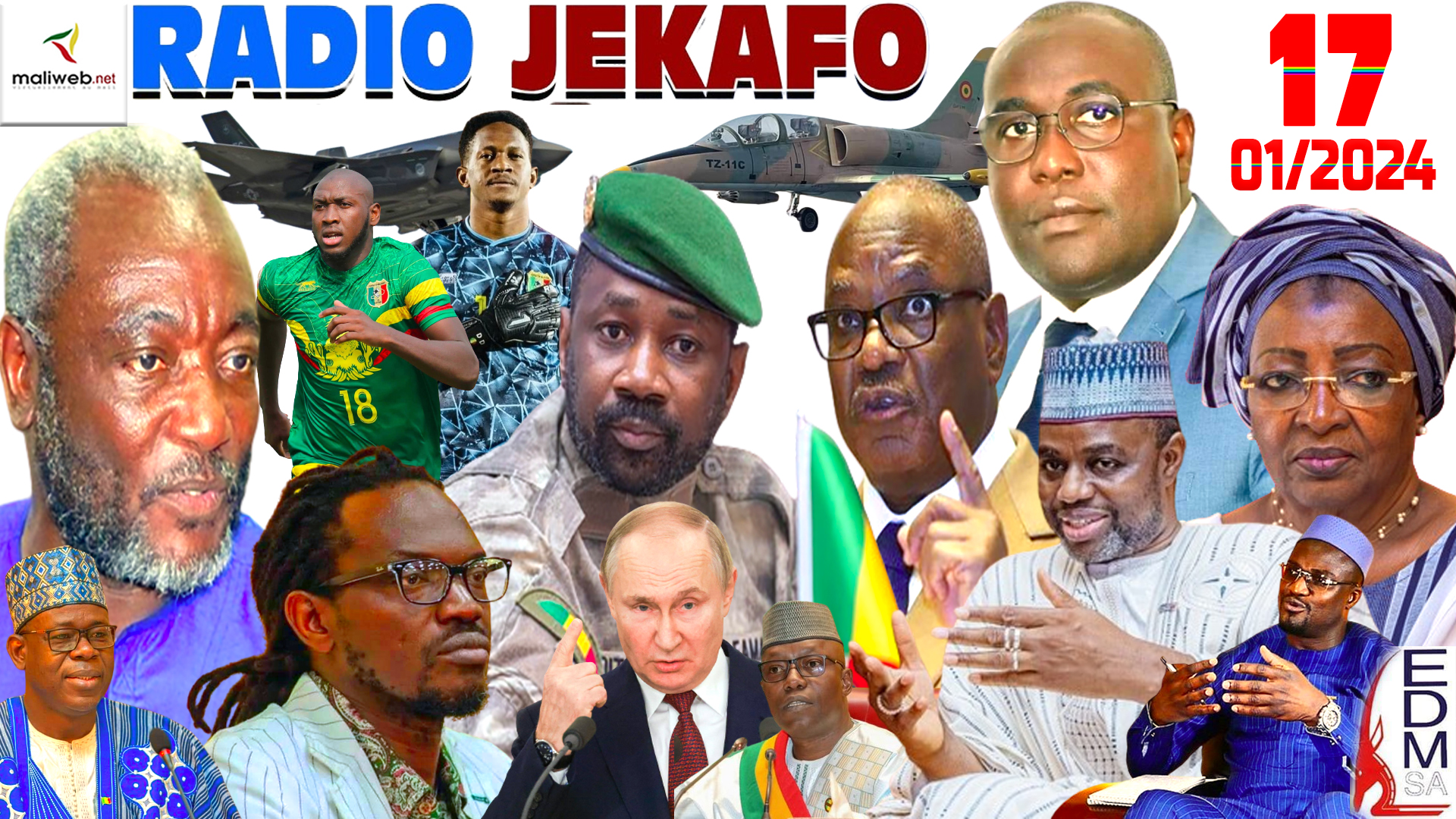 La Revue de Presse de la RADIO JEKAFO du 17 JANVIER 2024