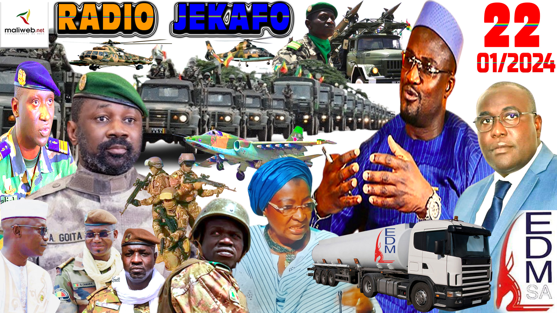 La Revue de Presse de la RADIO JEKAFO du 22 JANVIER 2024