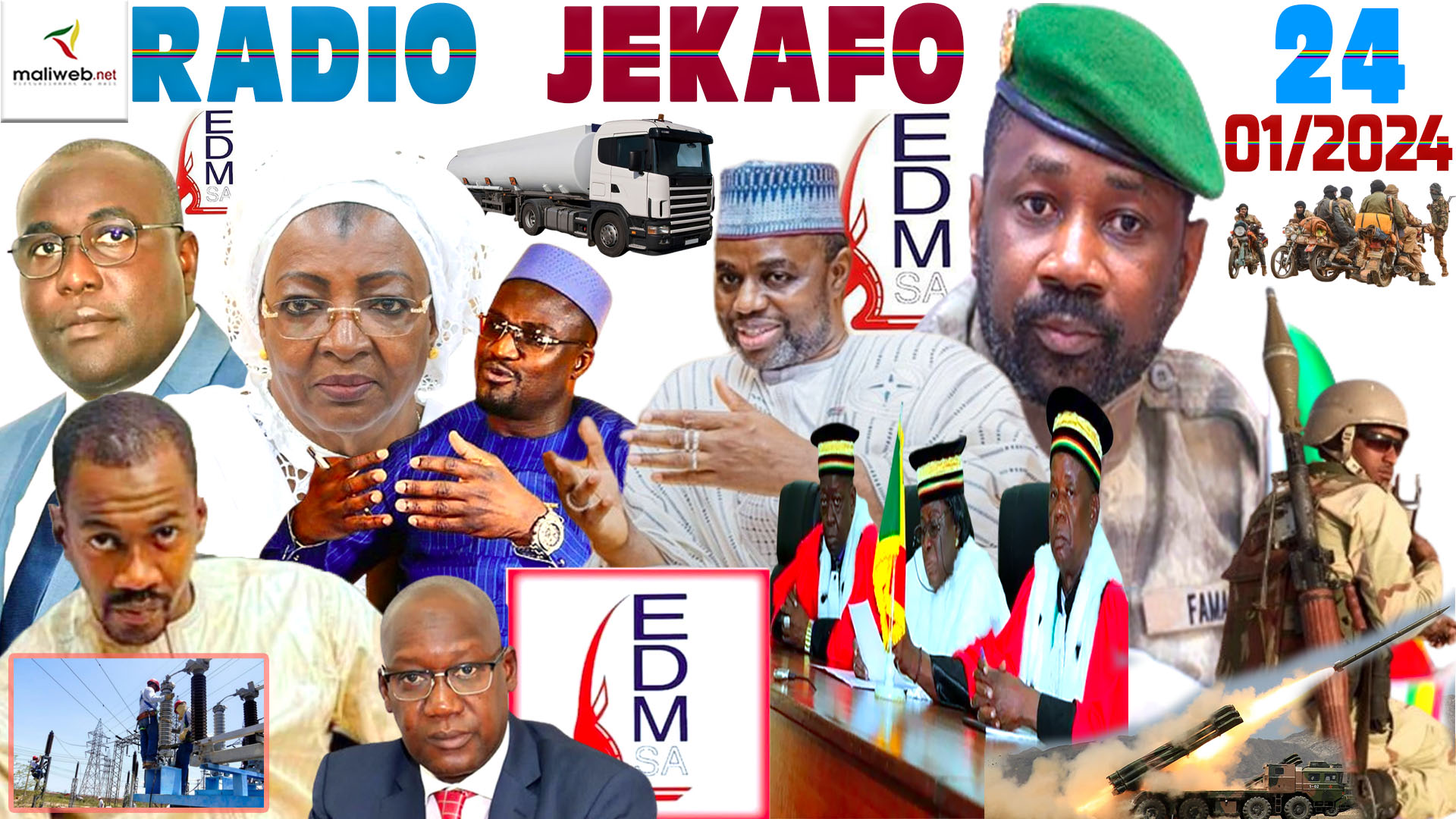 La Revue de Presse de la RADIO JEKAFO du 24 JANVIER 2024