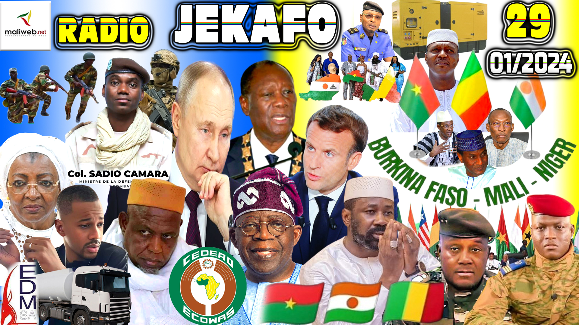 La Revue de Presse de la RADIO JEKAFO du 29 JANVIER 2024