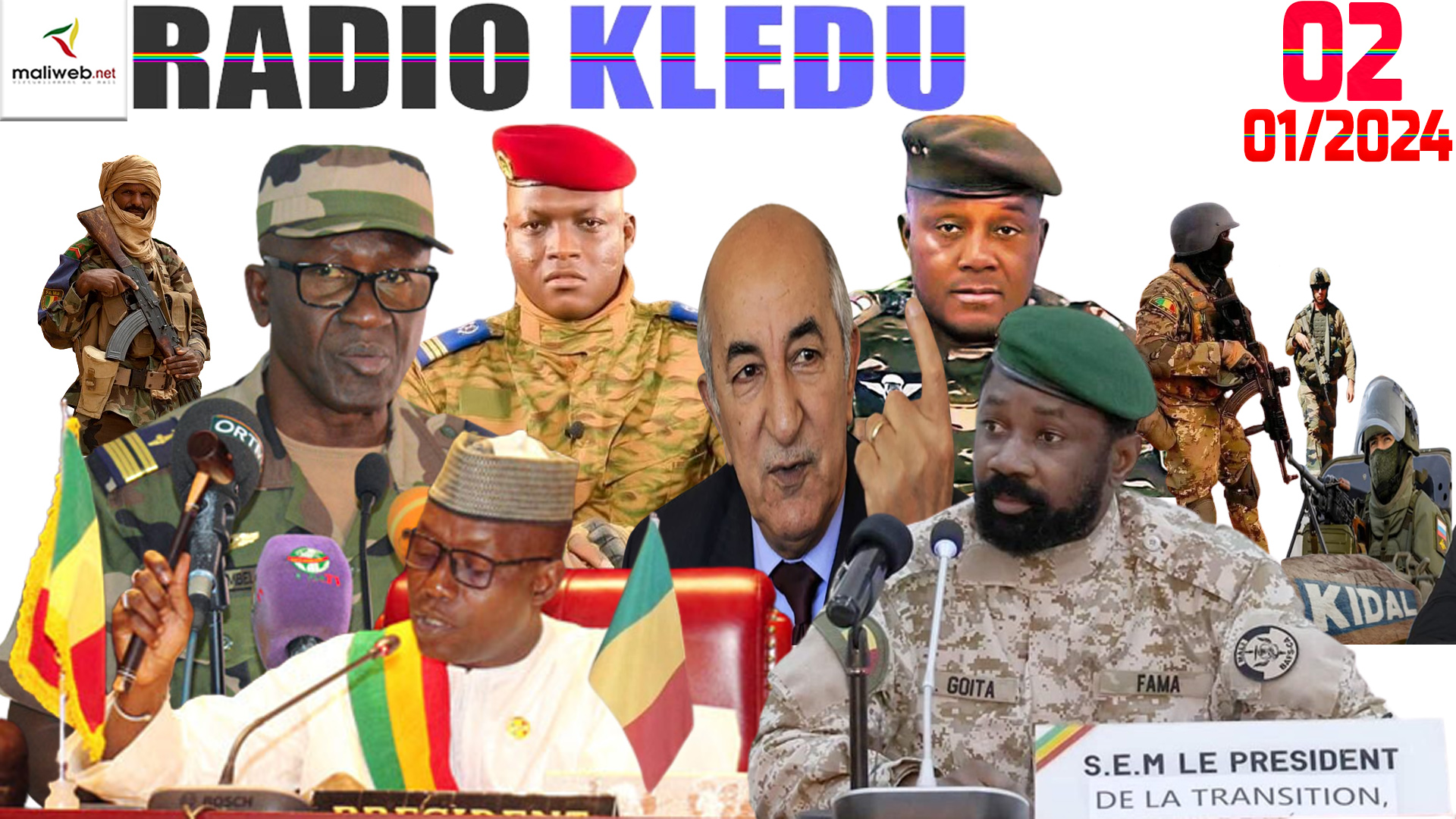 La Revue de Presse de la RADIO KLEDU du 02 JANVIER 2024
