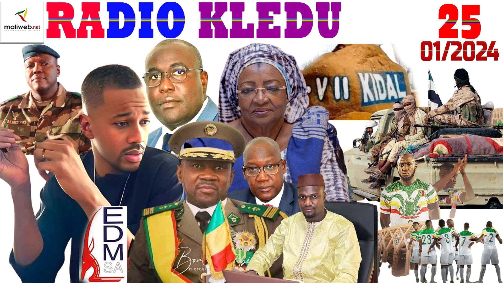 La Revue de Presse de la RADIO KLEDU du 25 JANVIER 2024