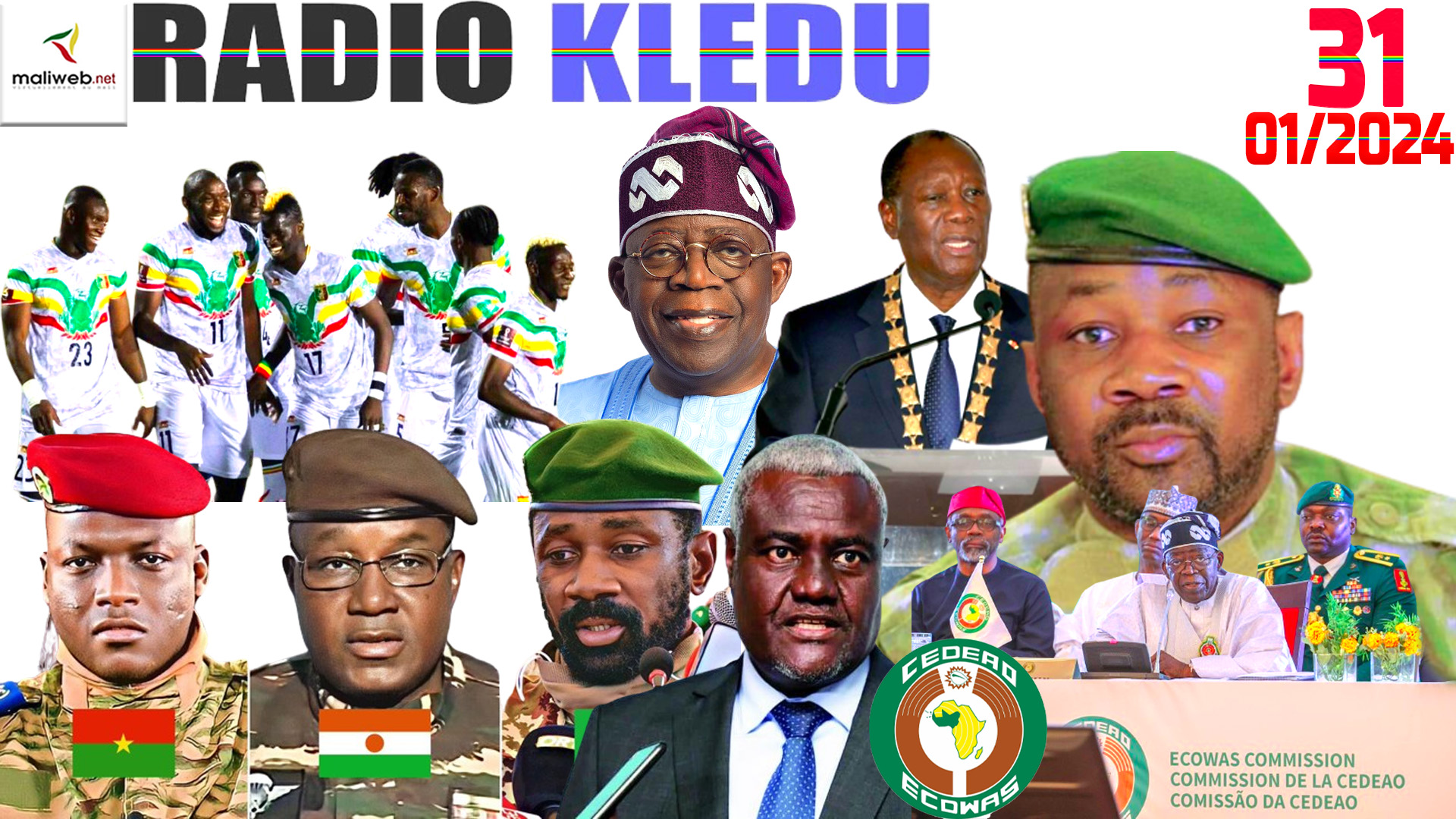 La Revue de Presse de la RADIO KLEDU du 31 JANVIER 2024
