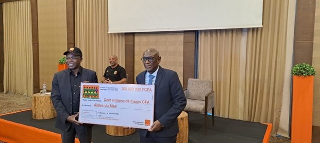 Orange Mali offre 100 millions aux Aigles du Mali pour la CAN 2023