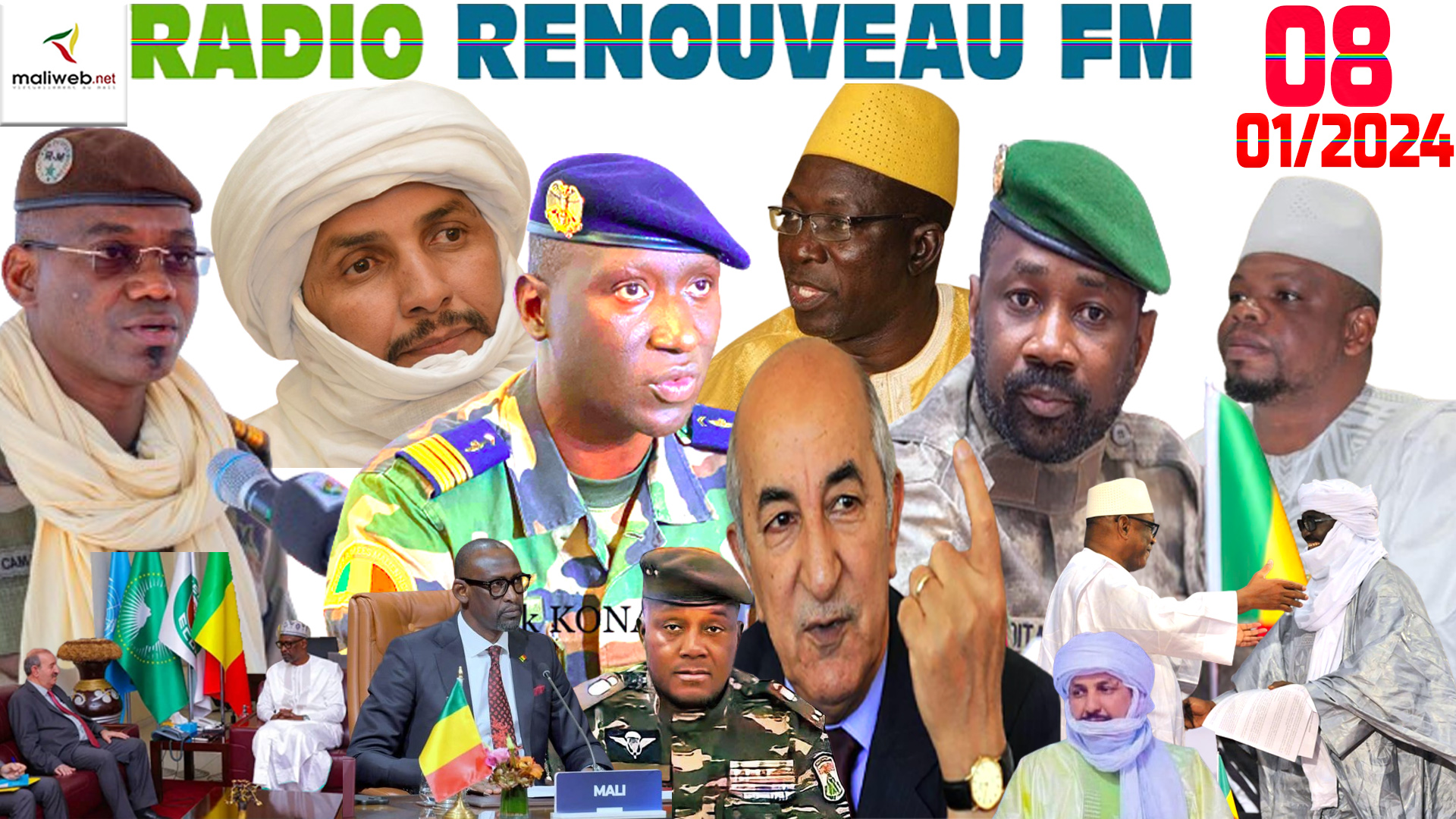La Revue de Presse de la RADIO RENOUVEAU FM du 08 JANVIER 2024