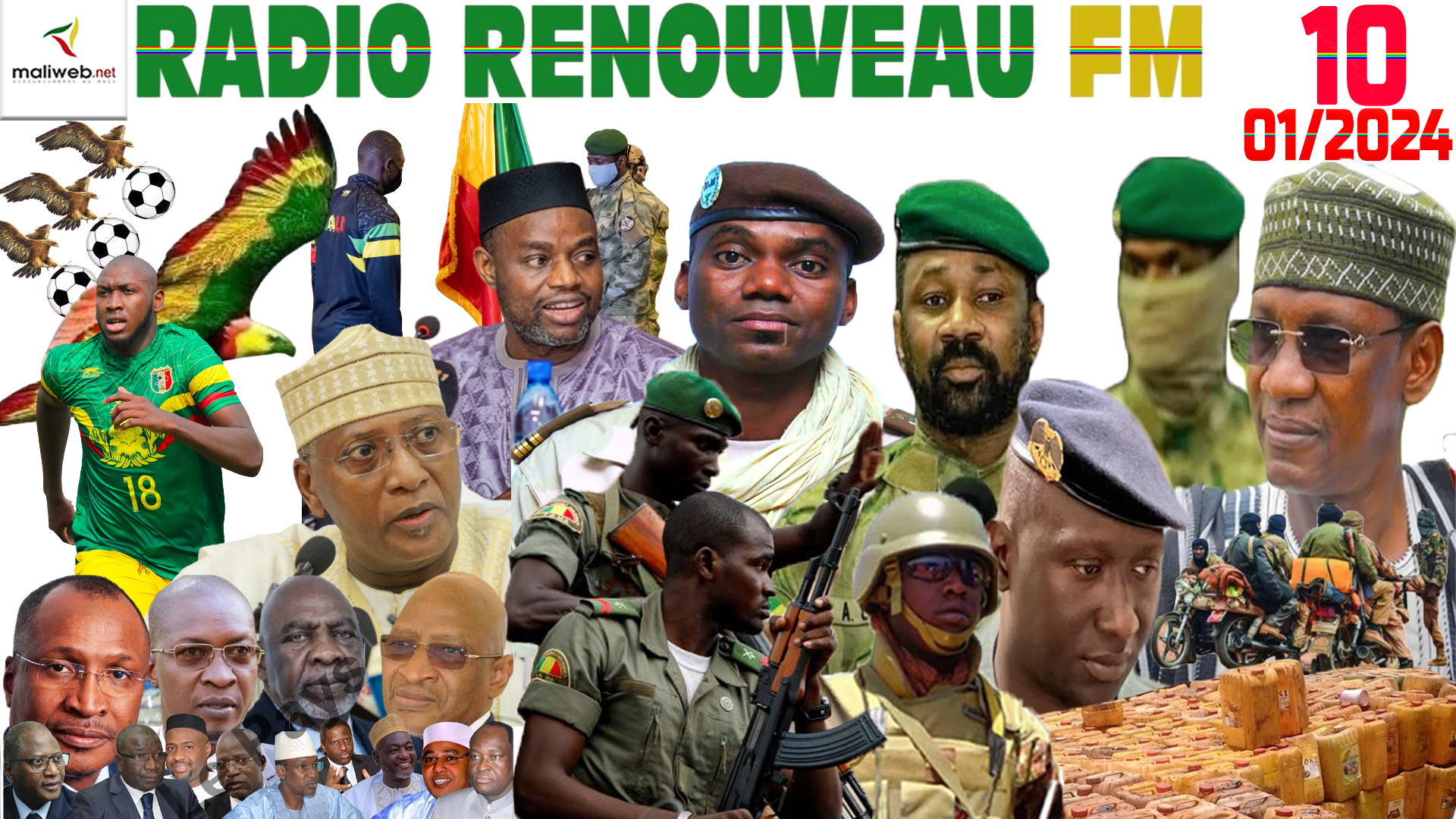 La Revue de Presse de la RADIO RENOUVEAU FM du 10 JANVIER 2024