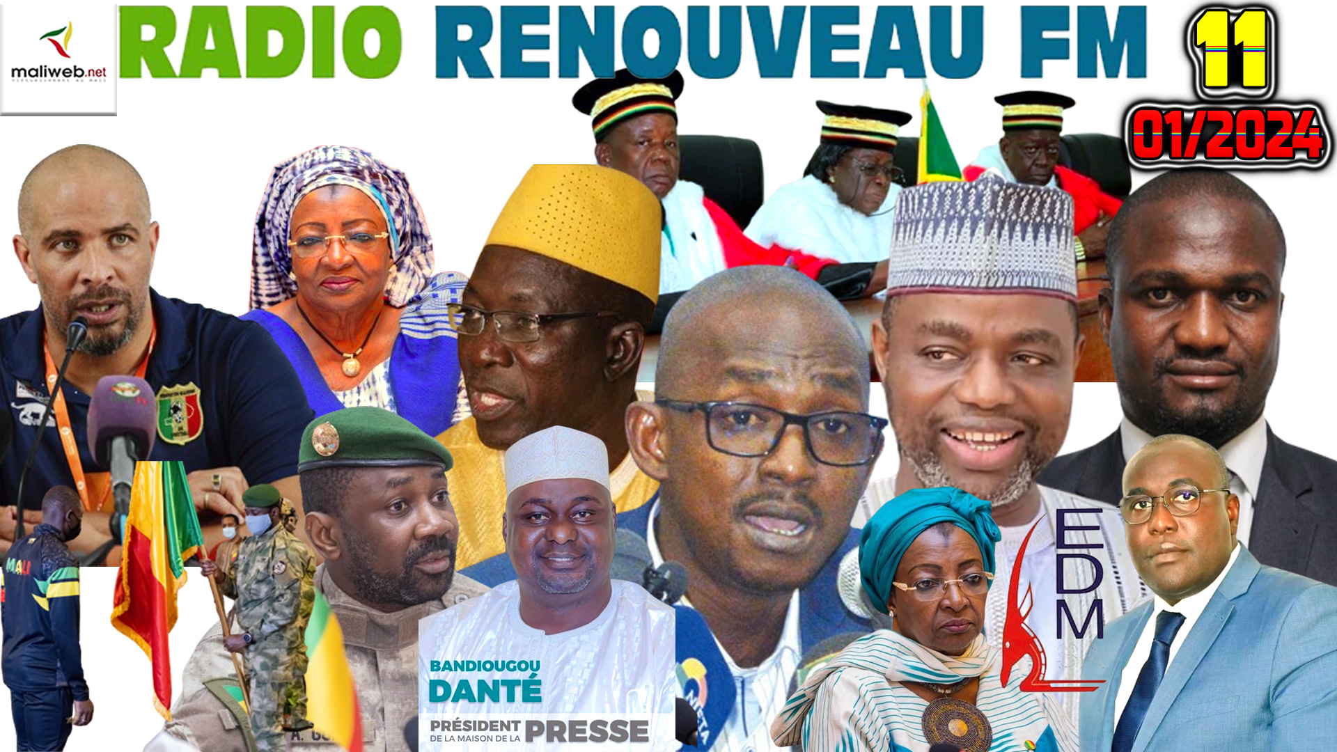La Revue de Presse de la RADIO RENOUVEAU FM du 11 JANVIER 2024