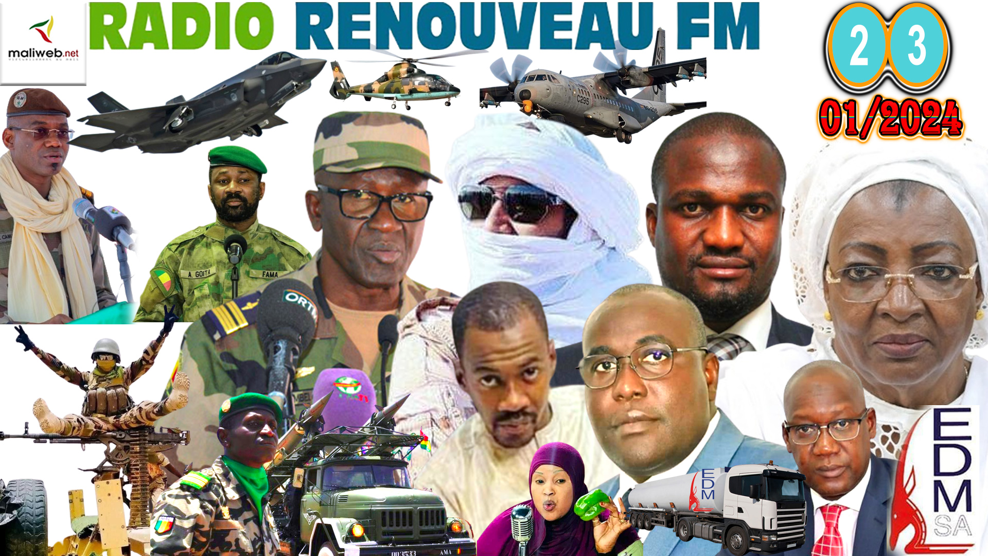 La Revue de Presse de la RADIO RENOUVEAU FM du 23 JANVIER 2024