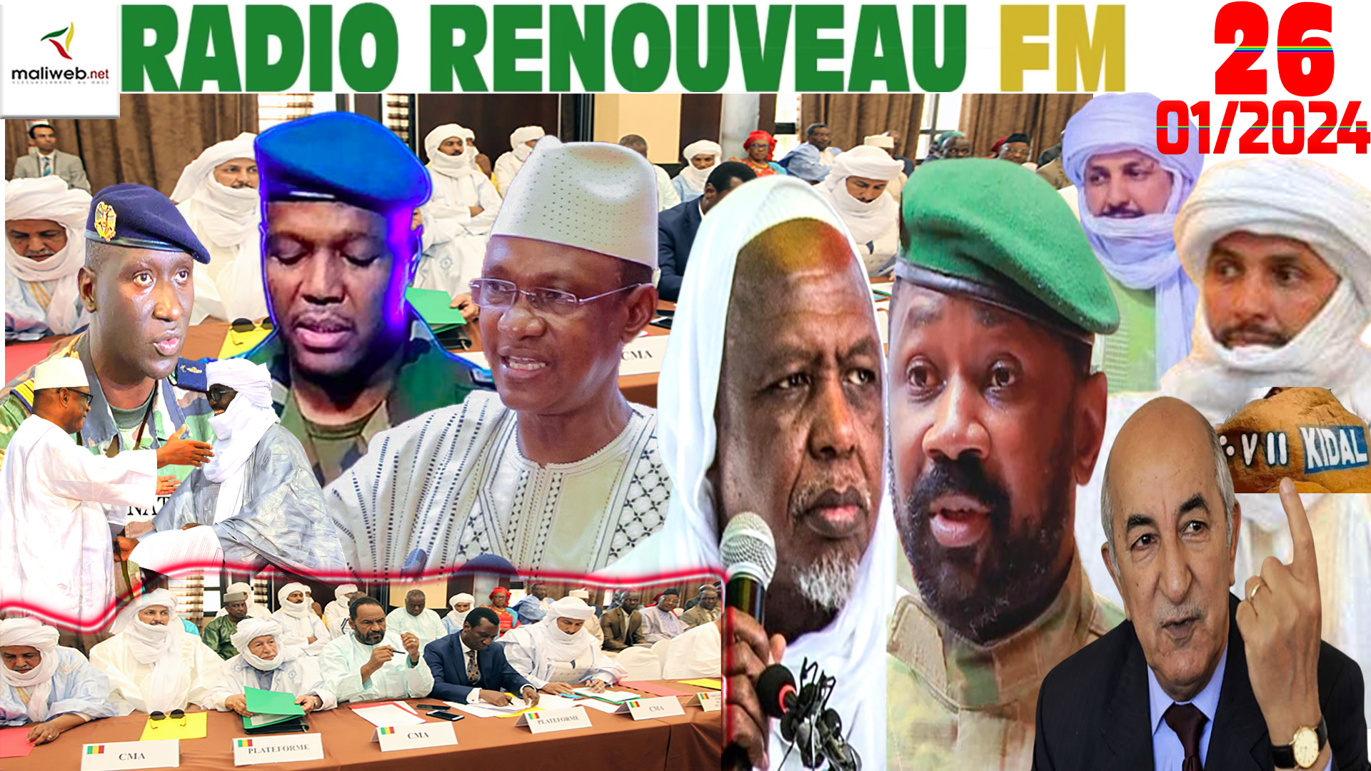 La Revue de Presse de la RADIO RENOUVEAU FM du 26 JANVIER 2024