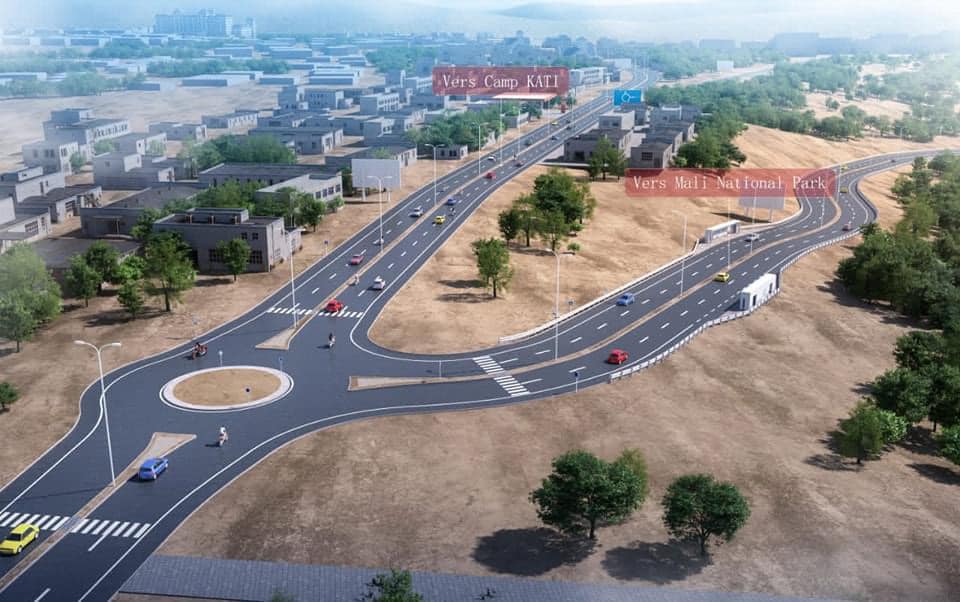 #Mali : Aménagement des routes Kati-Bamako : Le président Assimi Goïta lance les travaux