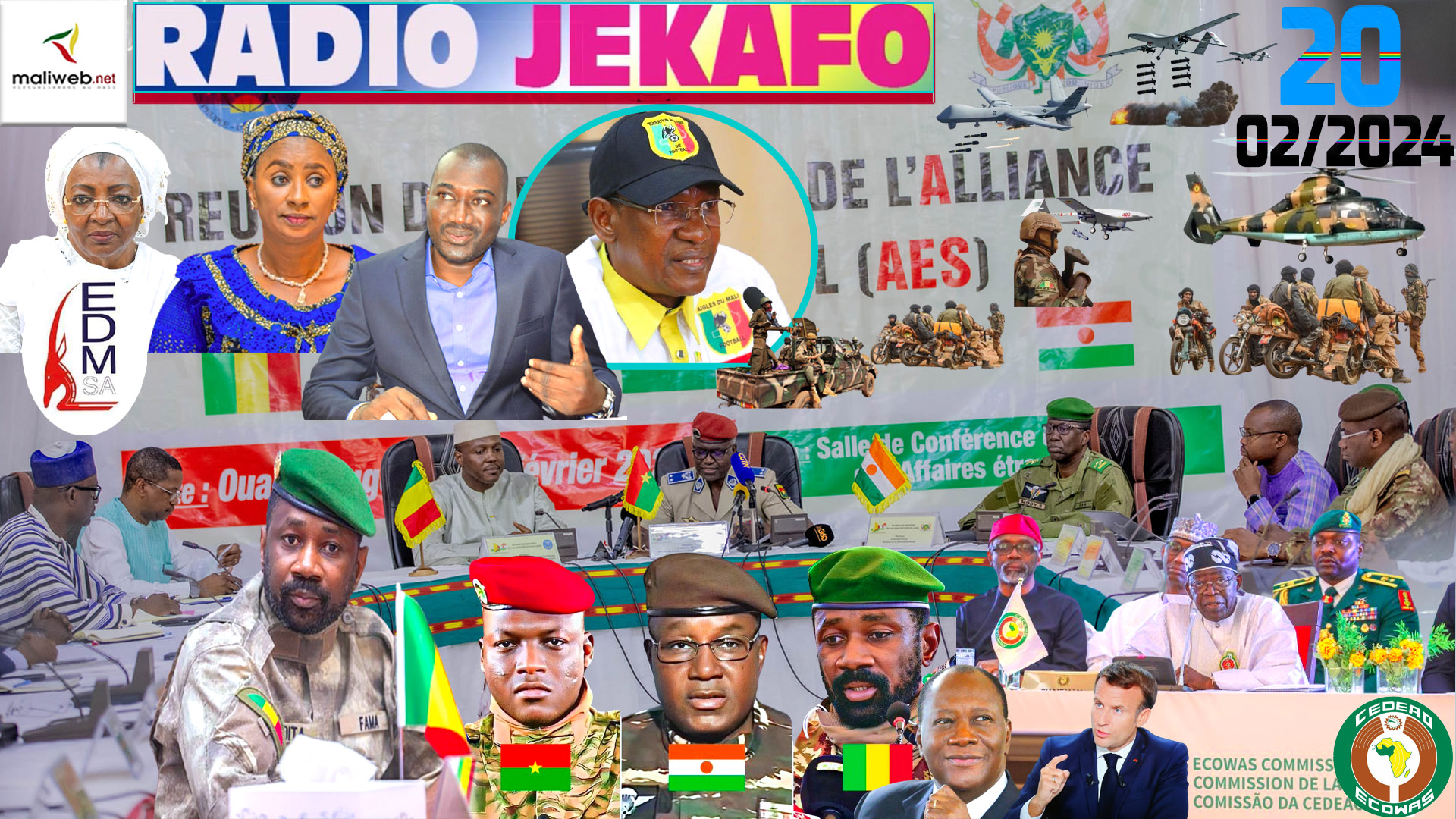 La Revue de Presse de la RADIO JEKAFO du 20 FEVRIER 2024