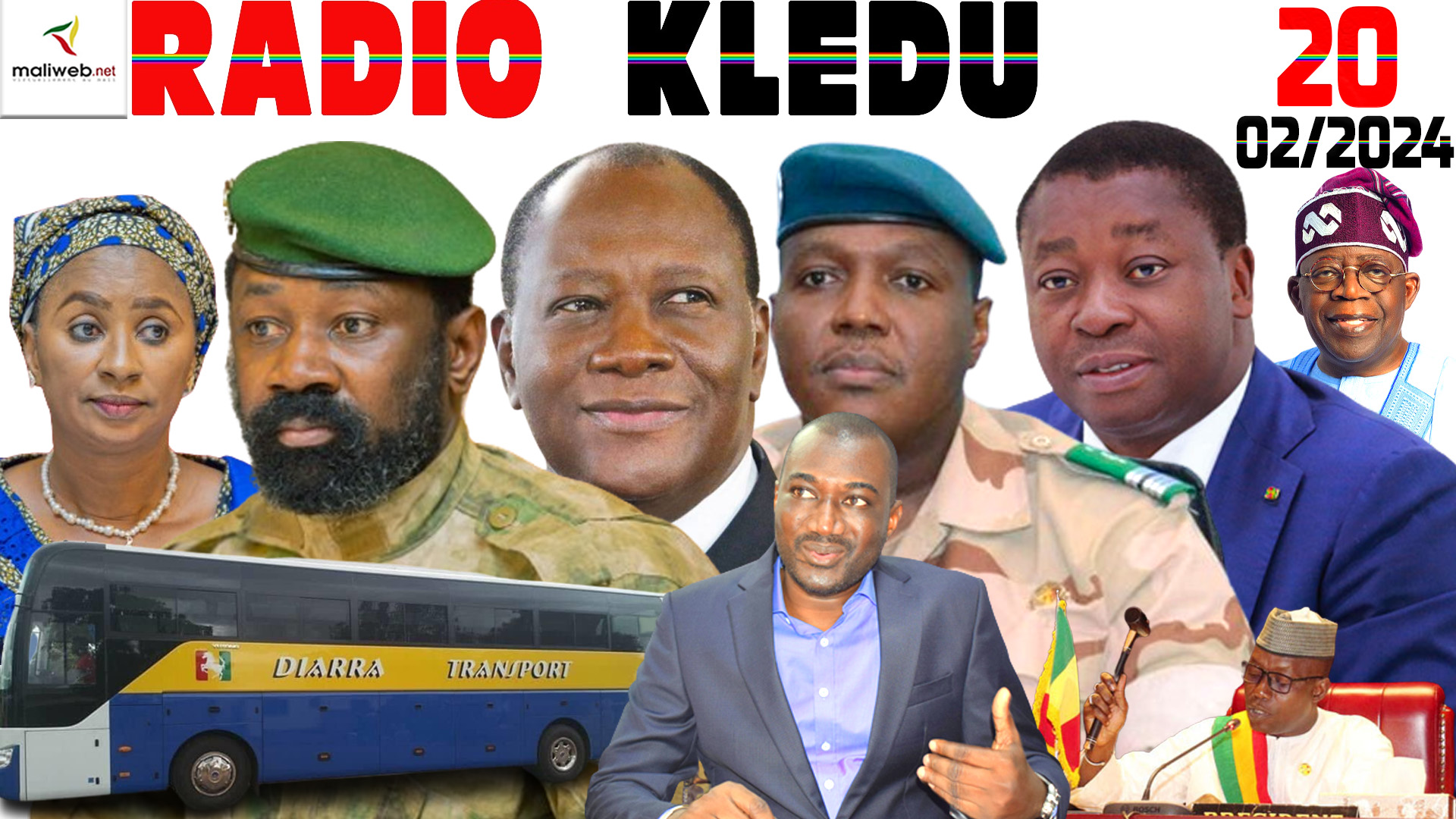 La Revue de Presse de la RADIO KLEDU du 20 FEVRIER 2024