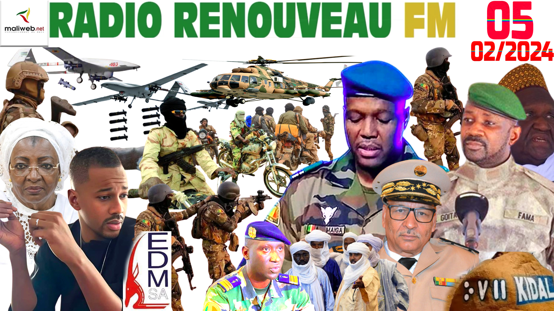 La Revue de Presse de la RADIO RENOUVEAU FM du 05 FEVRIER 2024