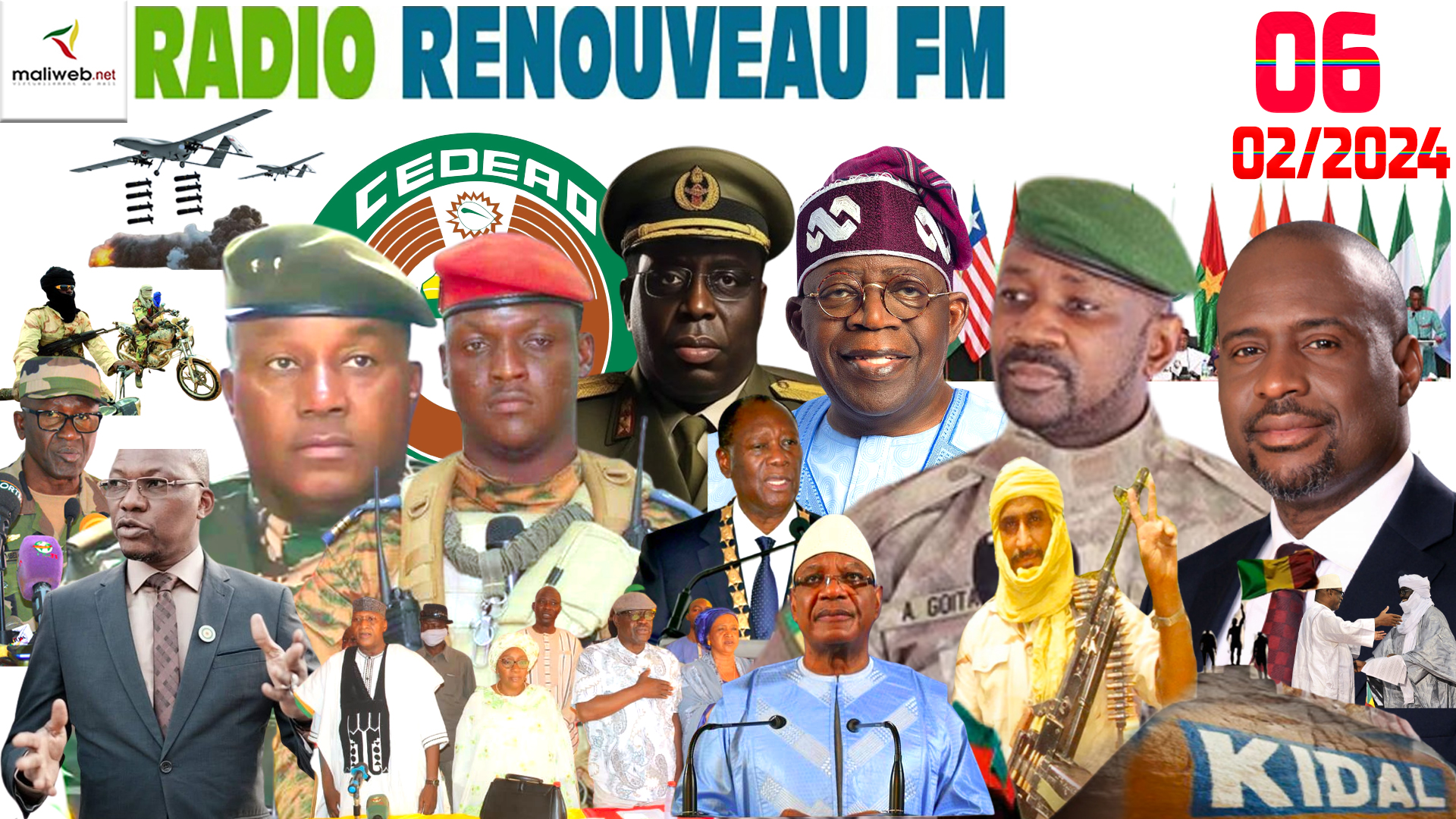 La Revue de Presse de la RADIO RENOUVEAU FM du 06 FEVRIER 2024