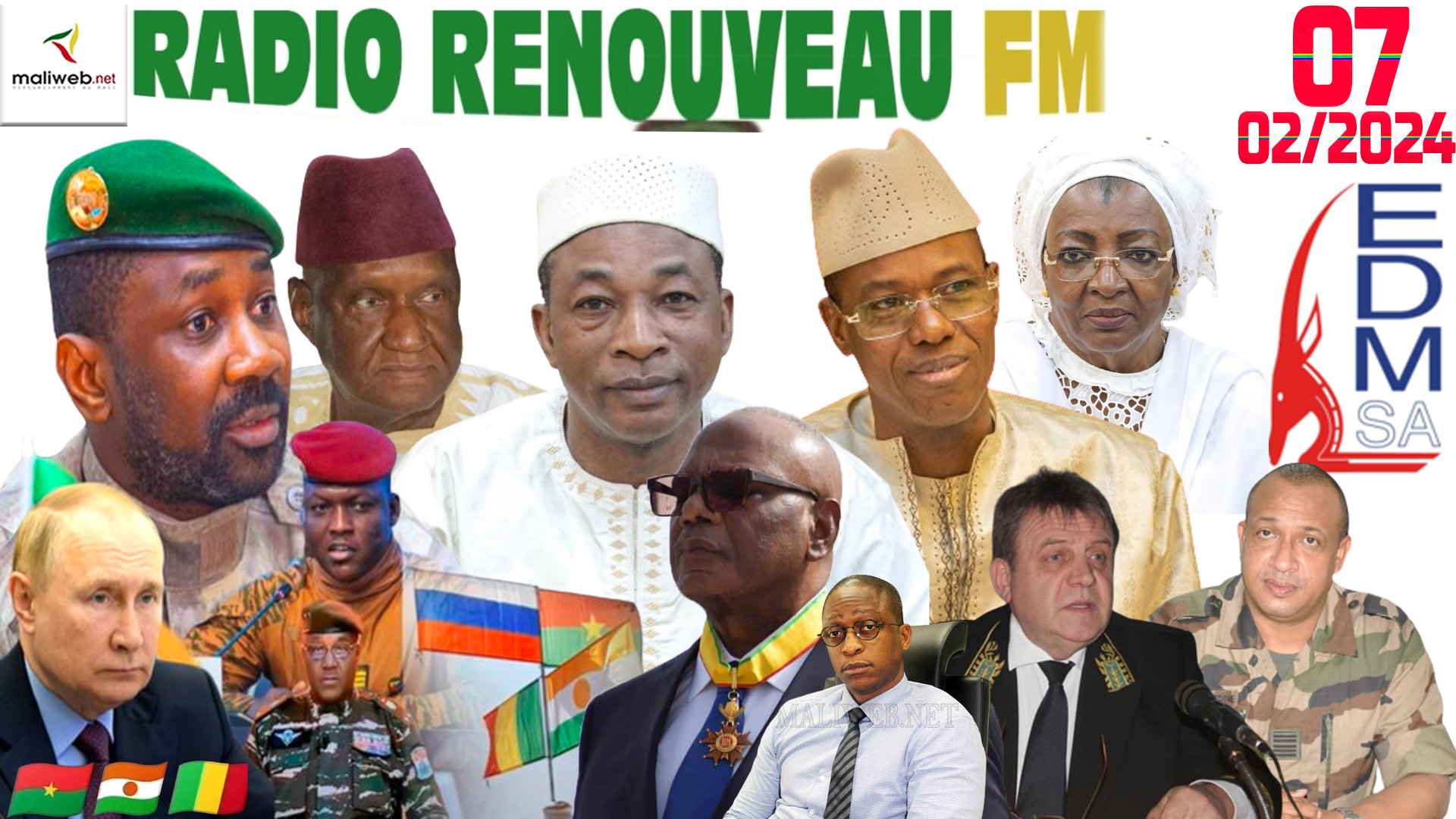 La Revue de Presse de la RADIO RENOUVEAU FM du 07 FEVRIER 2024