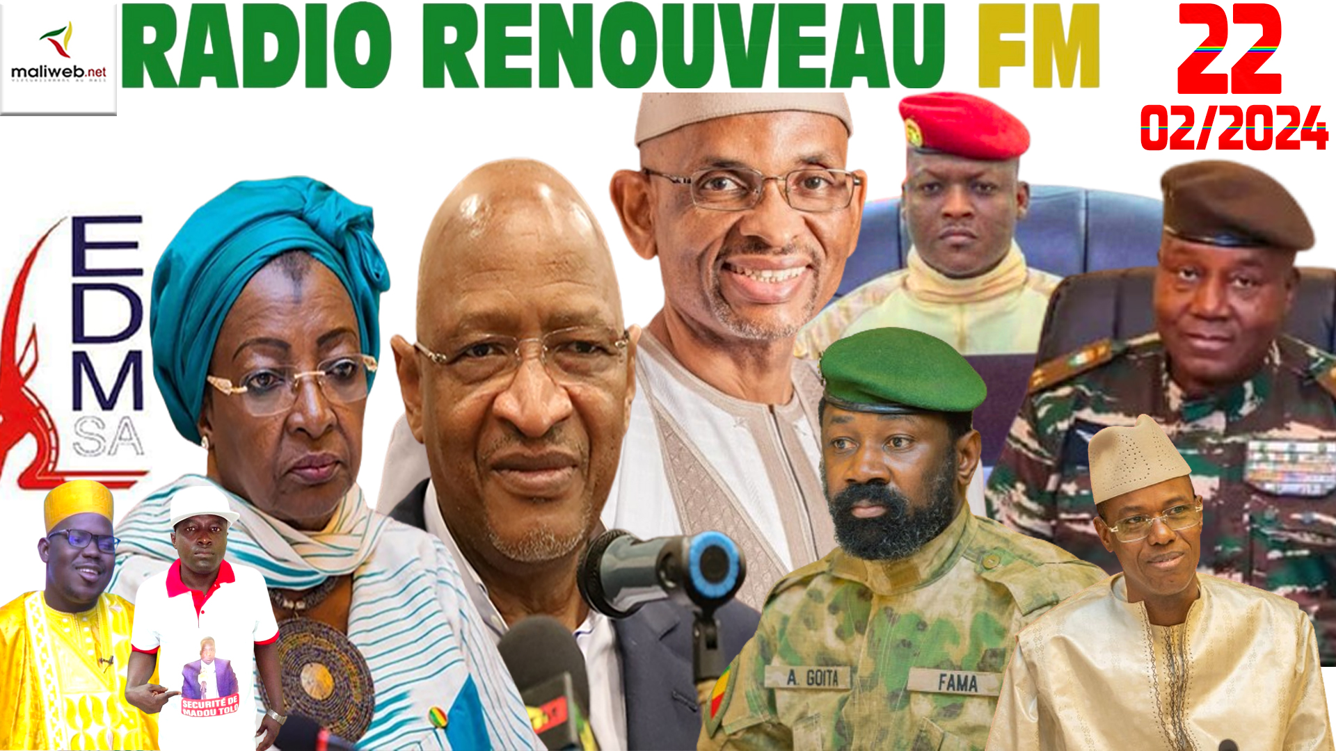 La Revue de Presse de la RADIO RENOUVEAU FM du 22 FEVRIER 2024