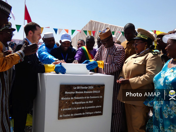 #Mali : Production du ciment : La nouvelle usine de Sikasso produit un million de tonnes par an