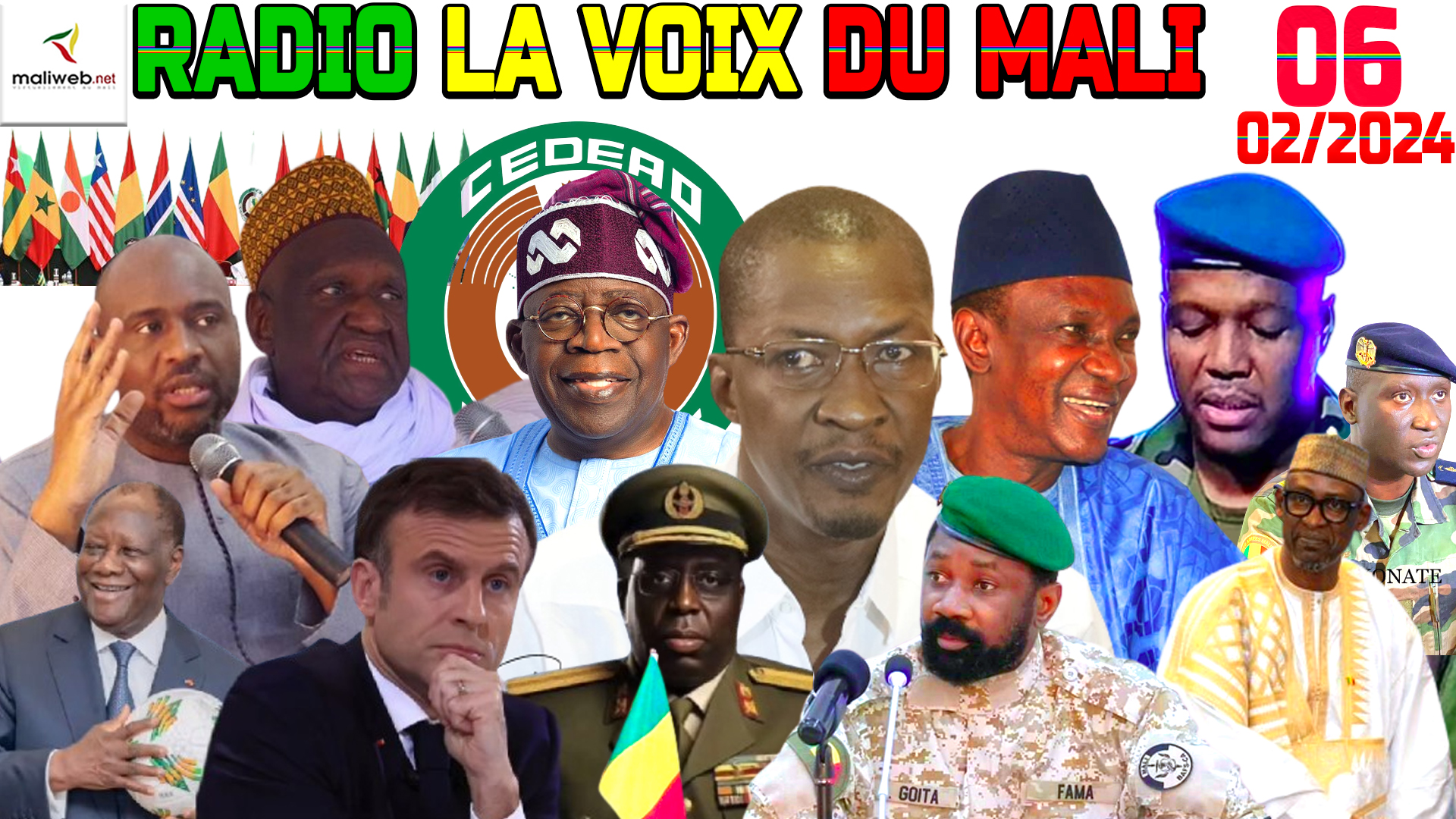 La Revue de Presse de la RADIO LA VOIX DU MALI du 06 FÉVRIER 2024