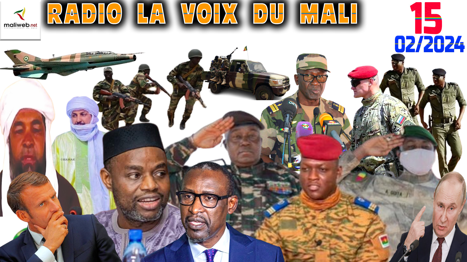 La Revue de Presse de la RADIO LA VOIX DU MALI du 15 FEVRIER 2024