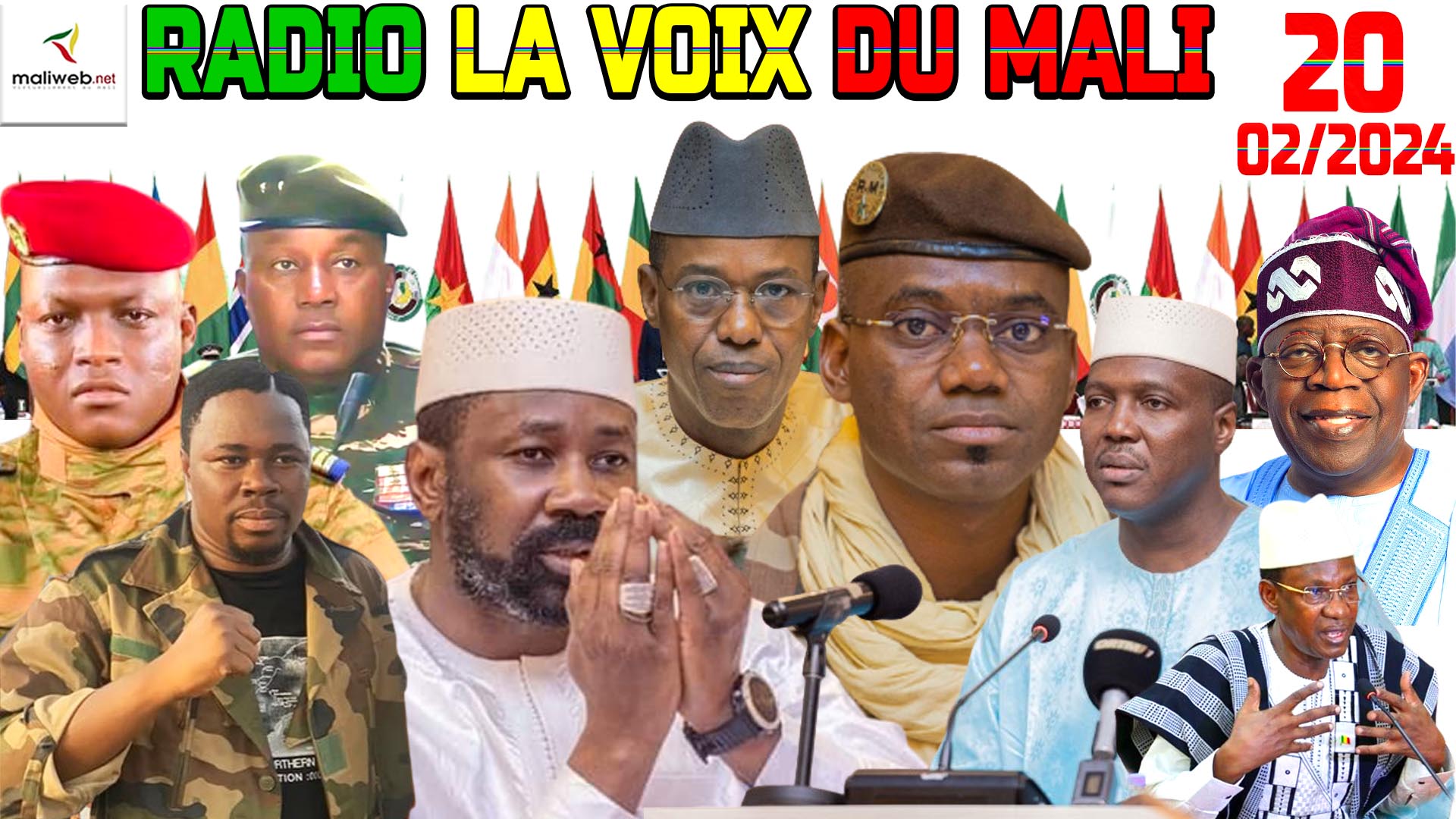 La Revue de Presse de la RADIO LA VOIX DU MALI du 20 FEVRIER 2024