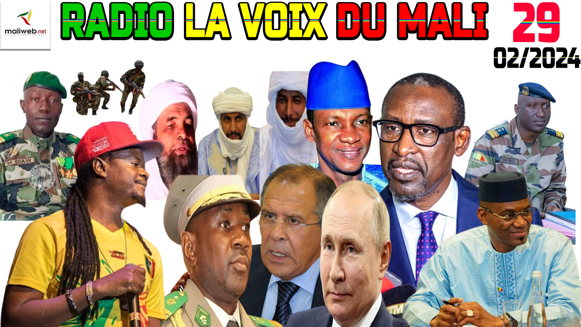 La Revue de Presse de la RADIO LA VOIX DU MALI du 29 FEVRIER 2024