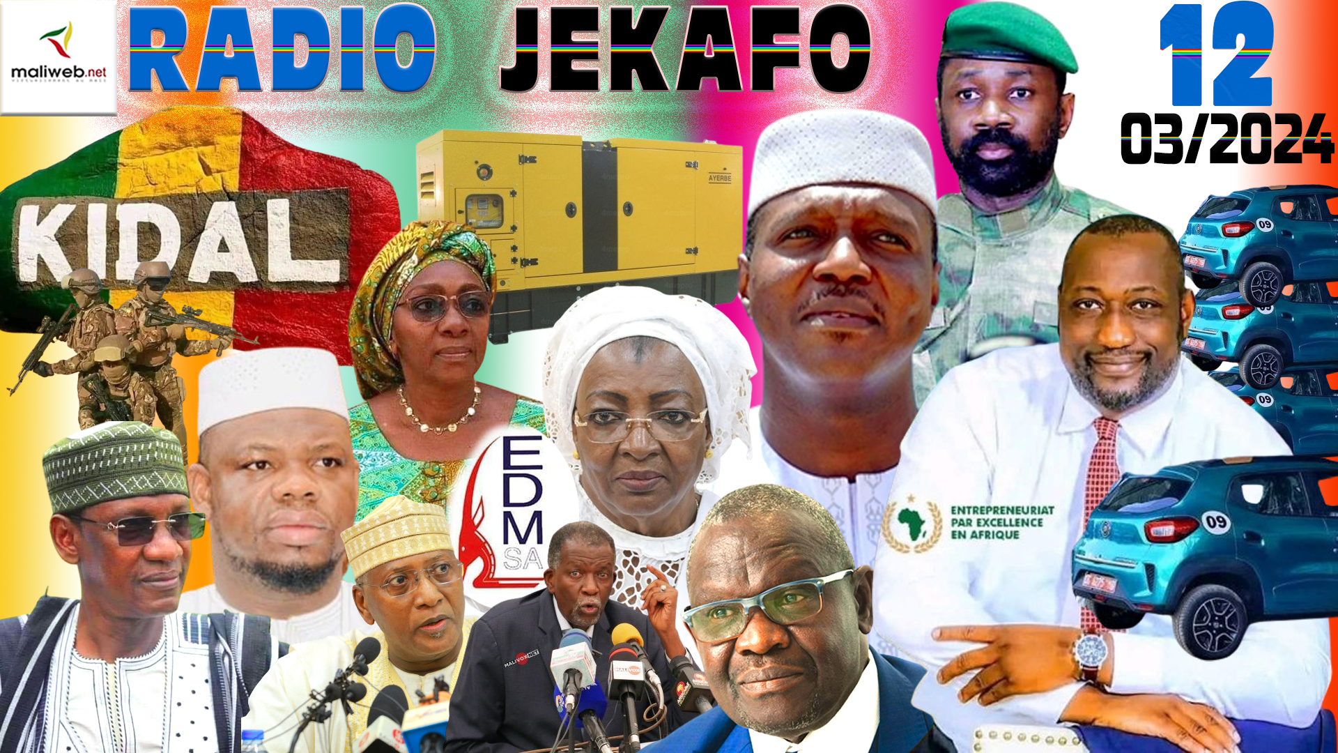 La Revue de Presse de la RADIO JEKAFO du 12 MARS 2024