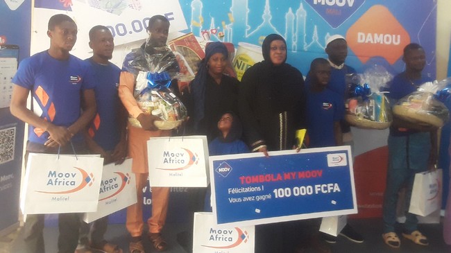 Tombola Sounkalo My Moov : Moov Africa Mali fait 10 heureux gagnants