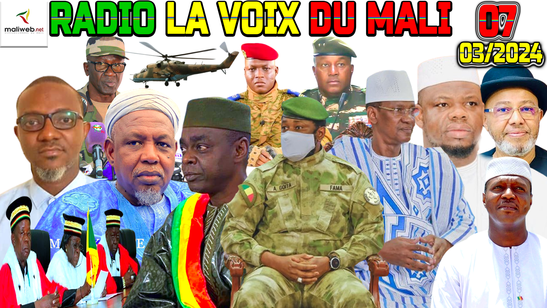 La Revue de Presse de la RADIO LA VOIX DU MALI du 07 MARS 2024