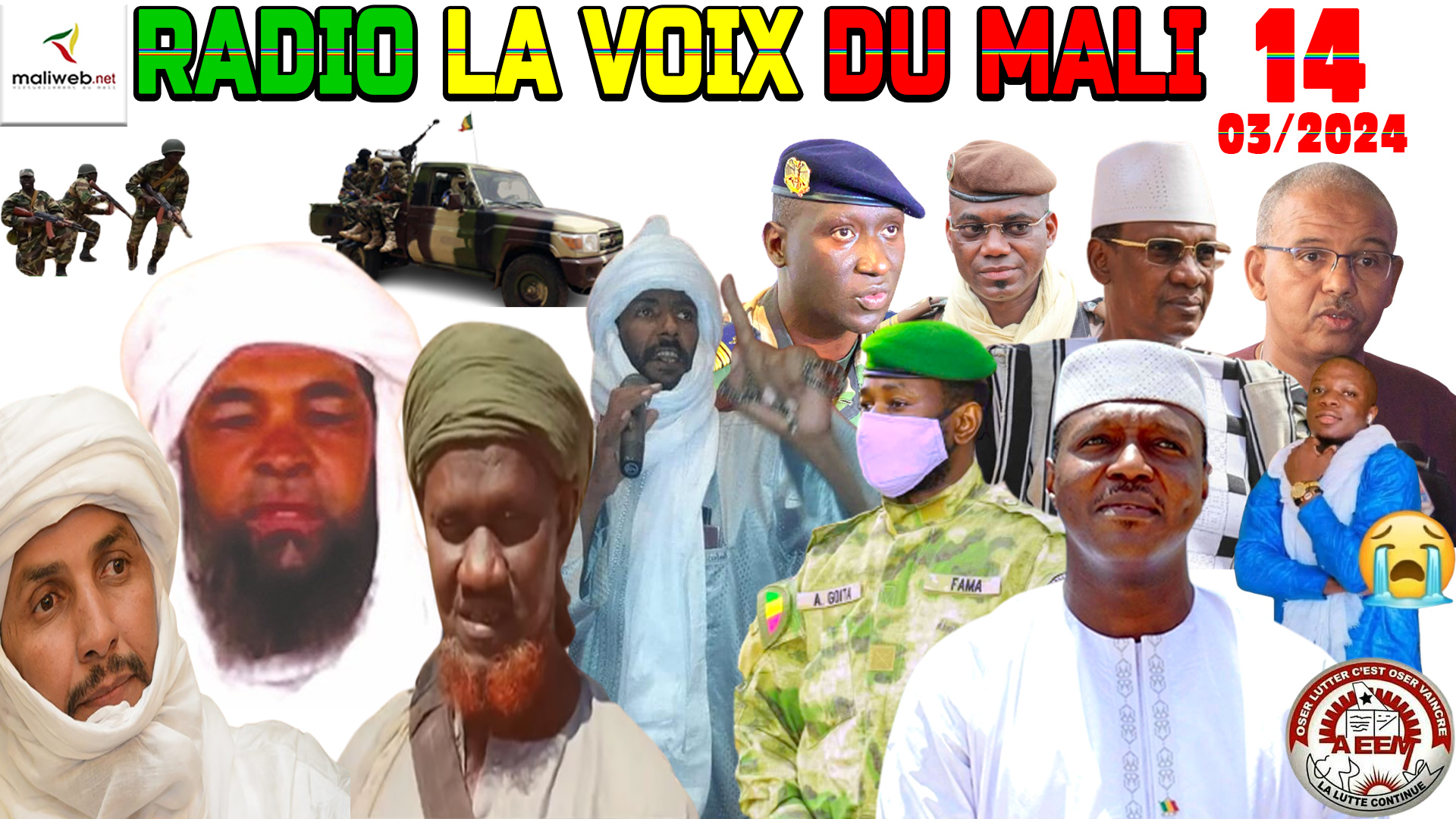 La Revue de Presse de la RADIO LA VOIX DU MALI du 14 MARS 2024