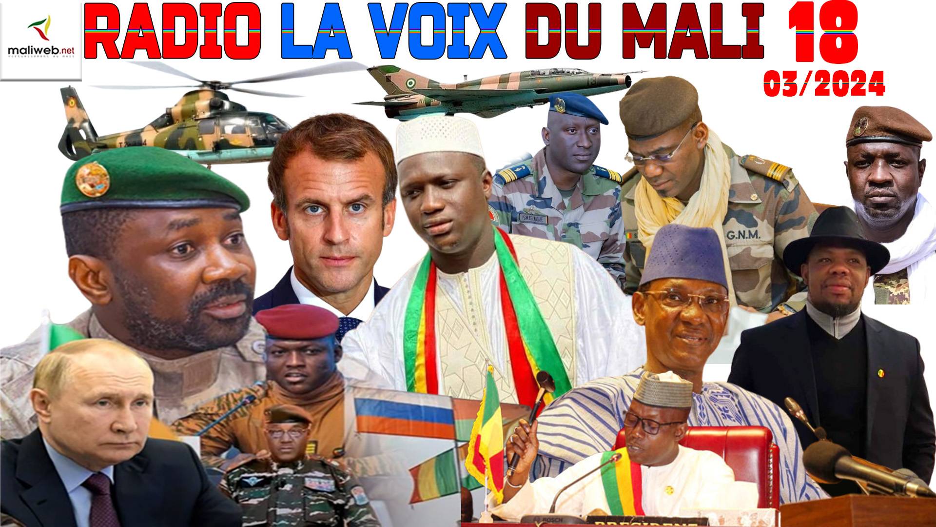 La Revue de Presse de la RADIO LA VOIX DU MALI du 18 MARS 2024