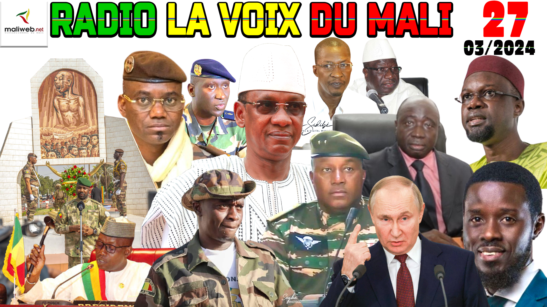 La Revue de Presse de la RADIO LA VOIX DU MALI du 27 MARS 2024