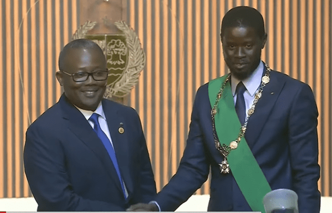 Le président Diomaye Faye en visite d’amitié à Bissau ce mardi