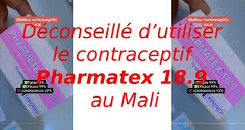 #BenbereVerif : Attention, le contraceptif Pharmatex 18.9 déconseillé au Mali