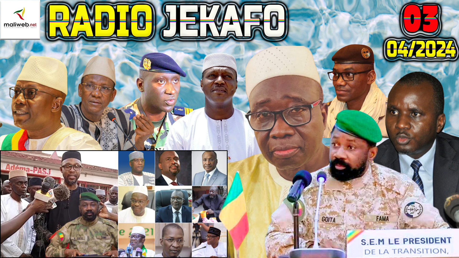 La Revue de Presse de la RADIO JEKAFO du 03 AVRIL 2024
