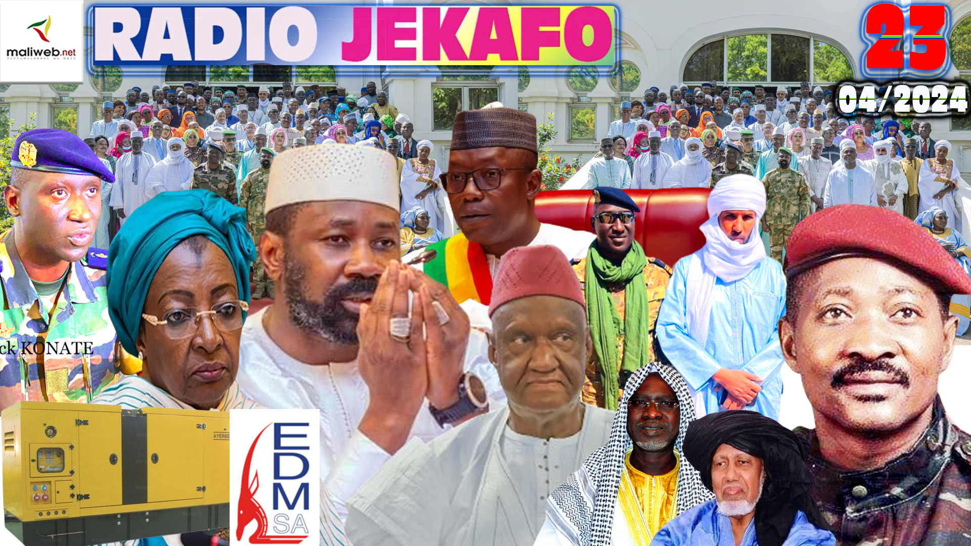 La Revue de Presse de la RADIO JEKAFO du 23 AVRIL 2024