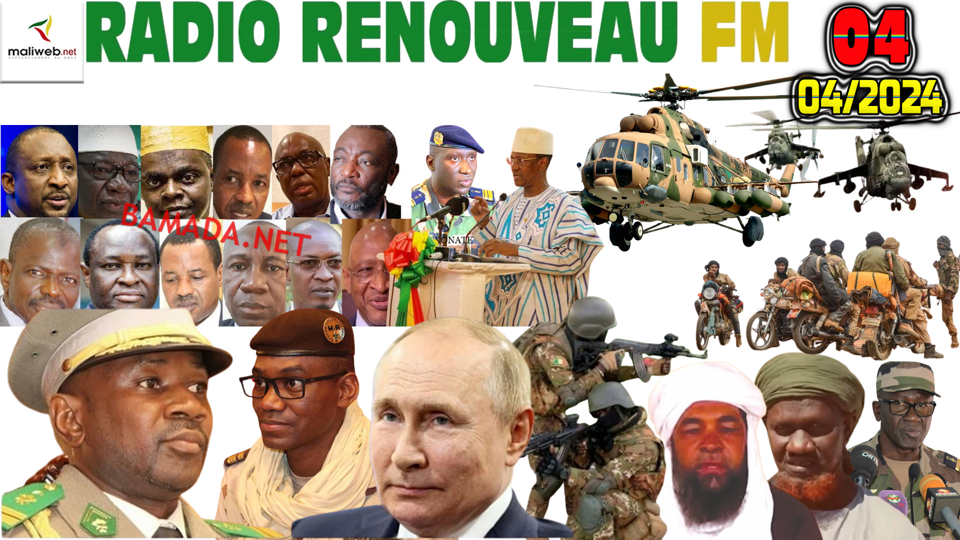 La Revue de Presse de la RADIO RENOUVEAU FM du 04 AVRIL 2024