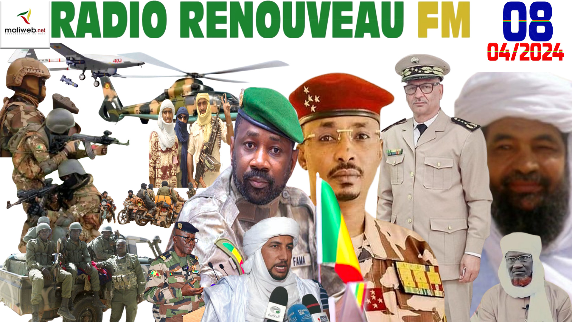 La Revue de Presse de la RADIO RENOUVEAU FM du 08 AVRIL 2024
