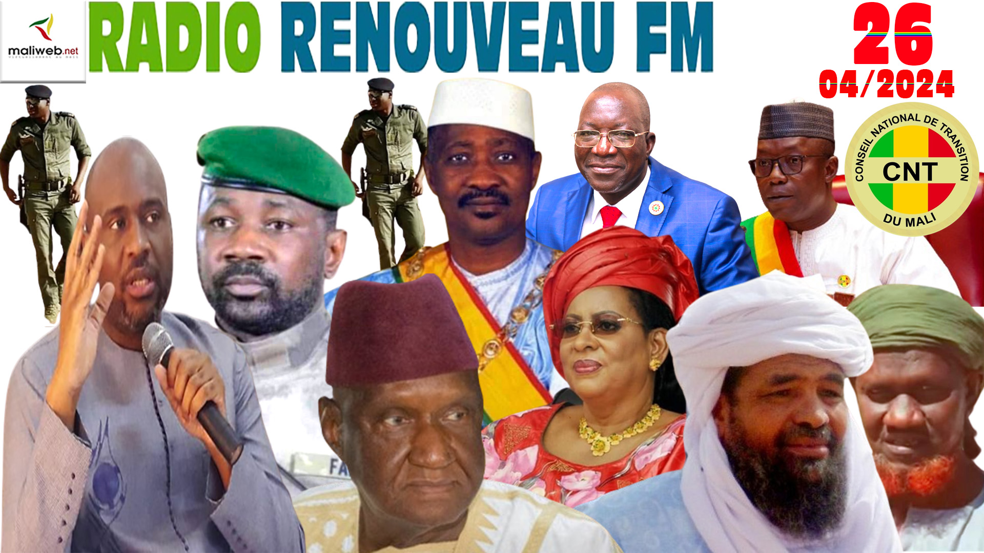 La Revue de Presse de la RADIO RENOUVEAU FM du 26 AVRIL 2024