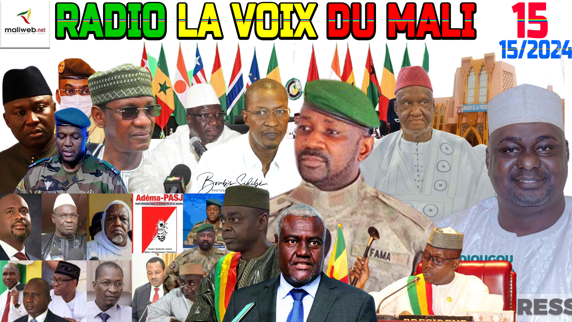 La Revue de Presse de la RADIO LA VOIX DU MALI du 15 AVRIL 2024