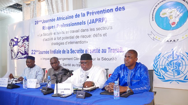 Prévention des risques professionnels : la Journée africaine sera célébrée le mardi 30 avril au CICB