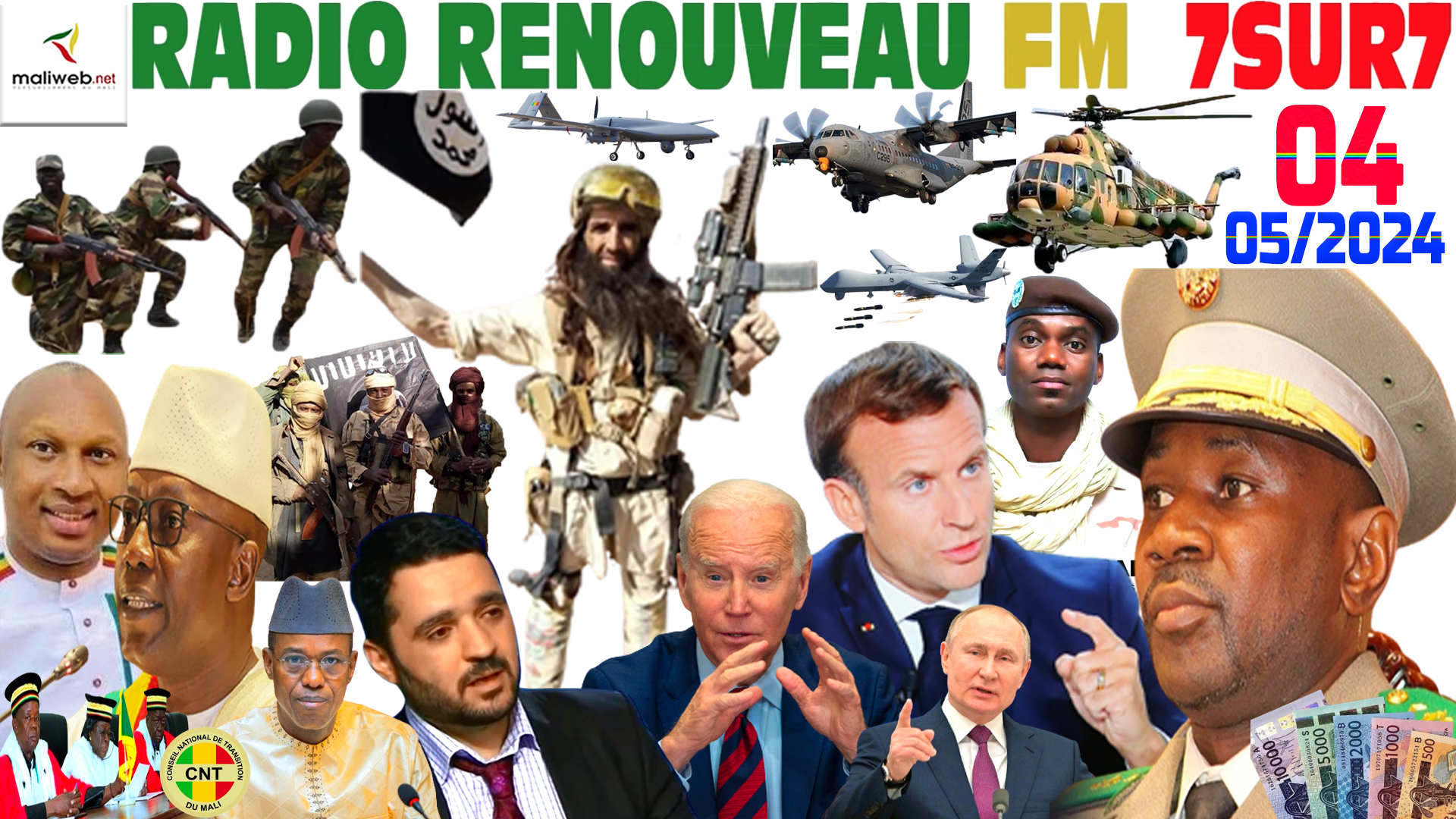 Emission 7SUR7 de la RADIO RENOUVEAU FM du 04 MAI 2024