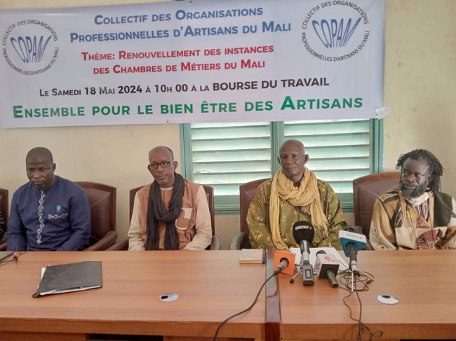 Chambre des métiers du Mali :   Le COPAM exige le renouvellement des instances