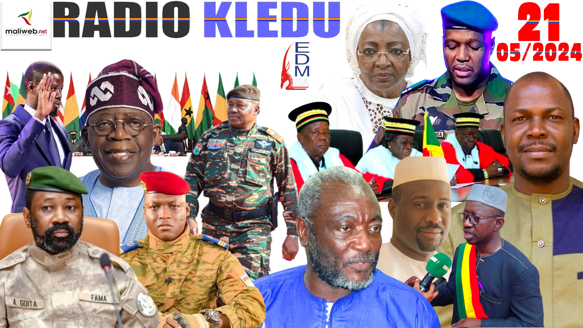 La Revue de Presse de la RADIO KLEDU du 21 MAI 2024