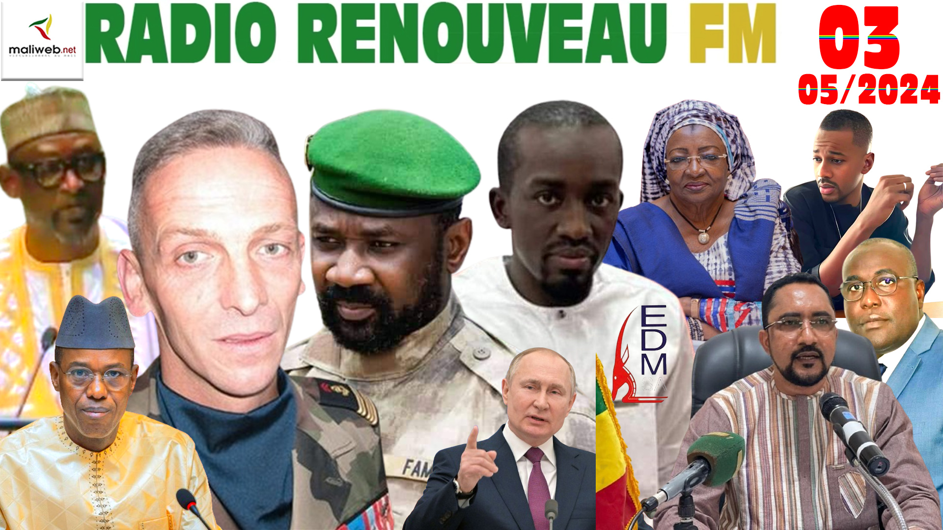 La Revue de Presse de la RADIO RENOUVEAU FM du 03 MAI 2024
