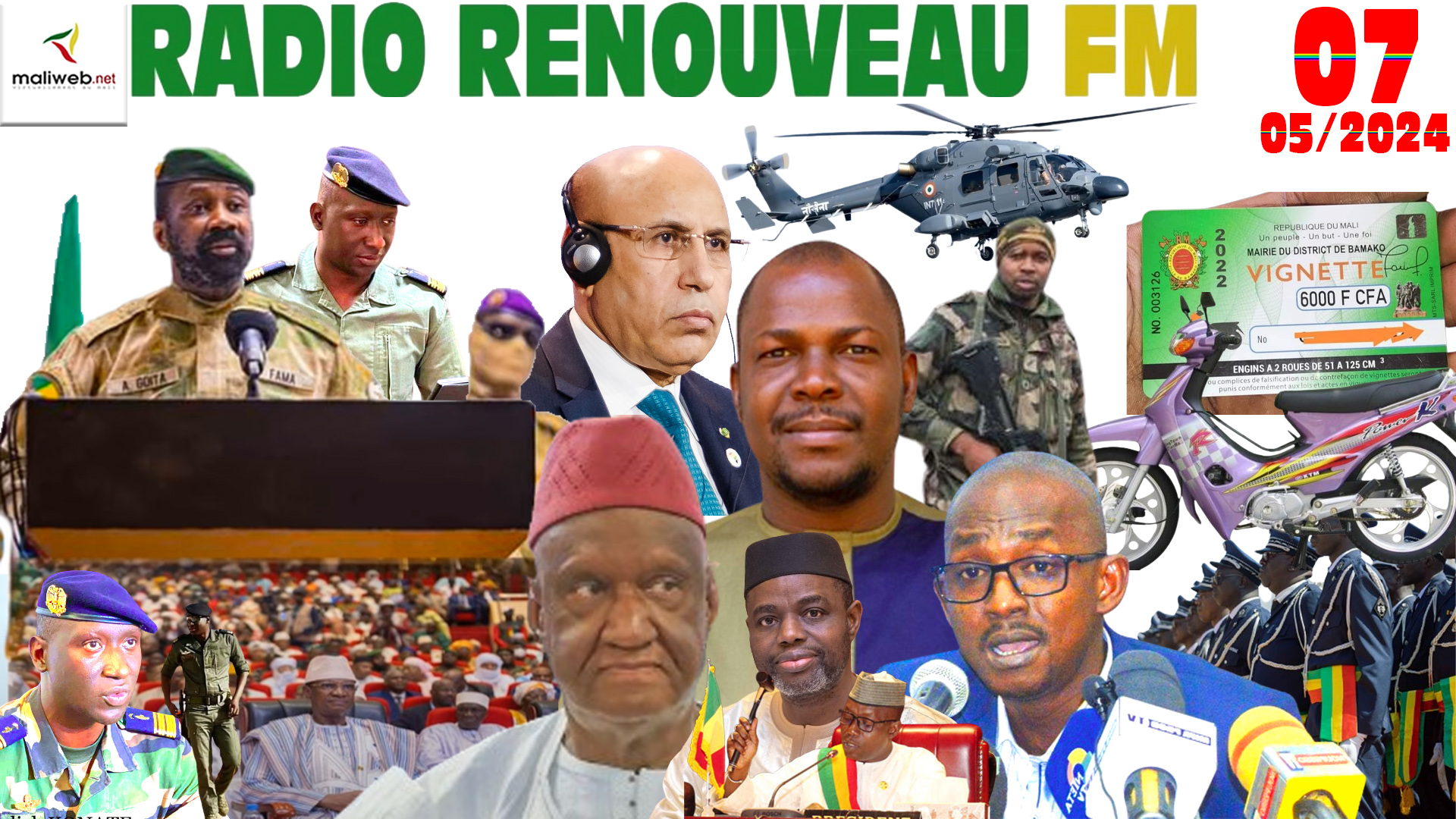 La Revue de Presse de la RADIO RENOUVEAU FM du 07 MAI 2024