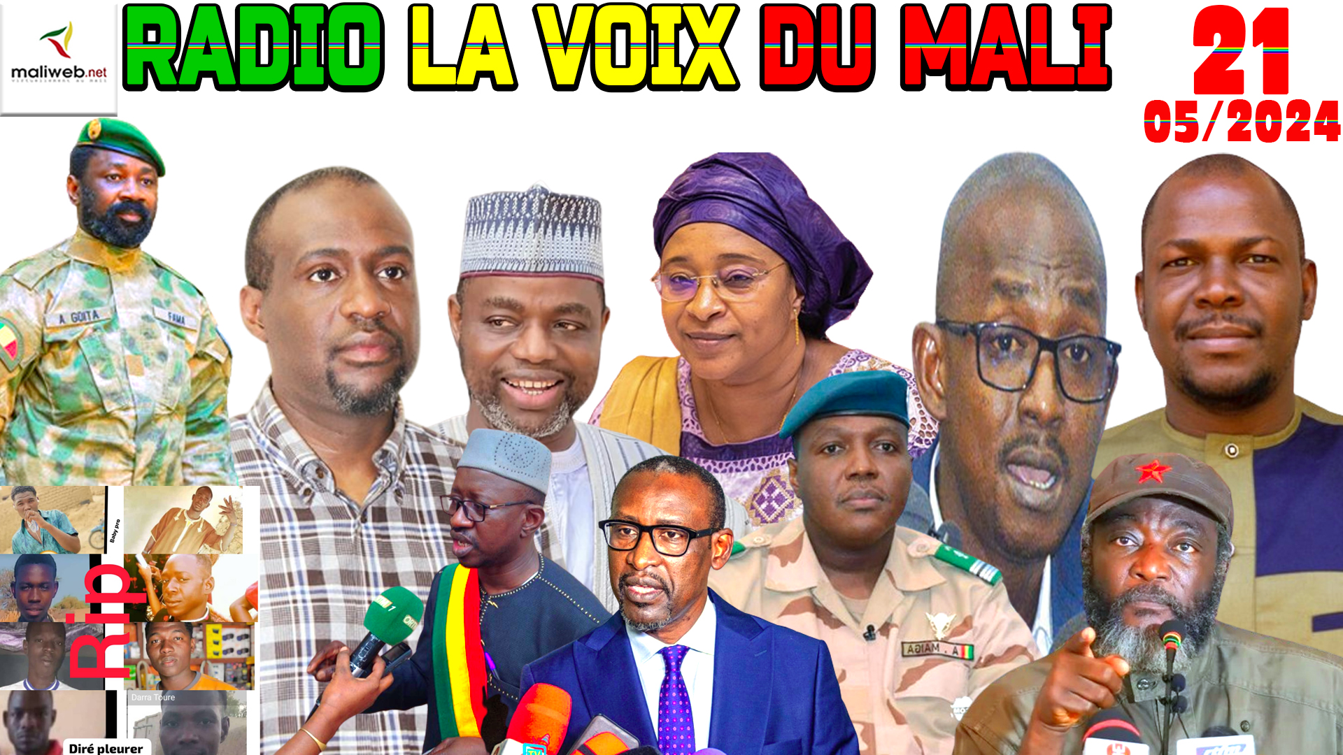 La Revue de Presse de la RADIO LA VOIX DU MALI du 21 MAI 2024