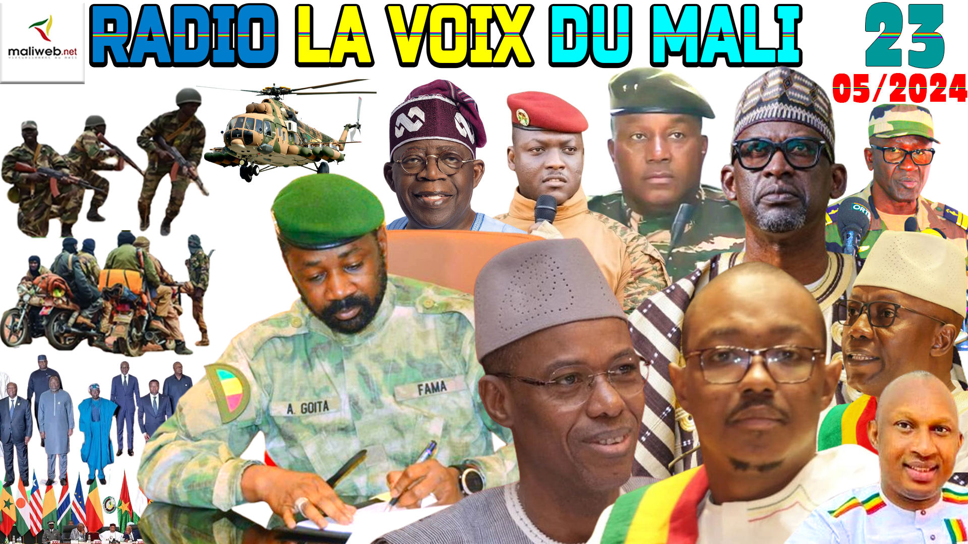 La Revue de Presse de la RADIO LA VOIX DU MALI du 23 MAI 2024